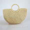 Beg Borong Vintage Bag Summer Handbags Handle Handle Shell Shell Bentuk Kertas Handbag Hands For Women